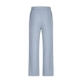 thumbnail image 4 of Casual Linen Trousers For Everyday Comfort And Stylish With Button Detail In A Revamped Classic Style For Men, 4 of 4