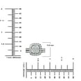 thumbnail image 4 of Unique Moments Lab Grown 2 Ctw Diamond Cushion Bridal Set, Engagement Ring for Women 10K White Gold, 4 of 6