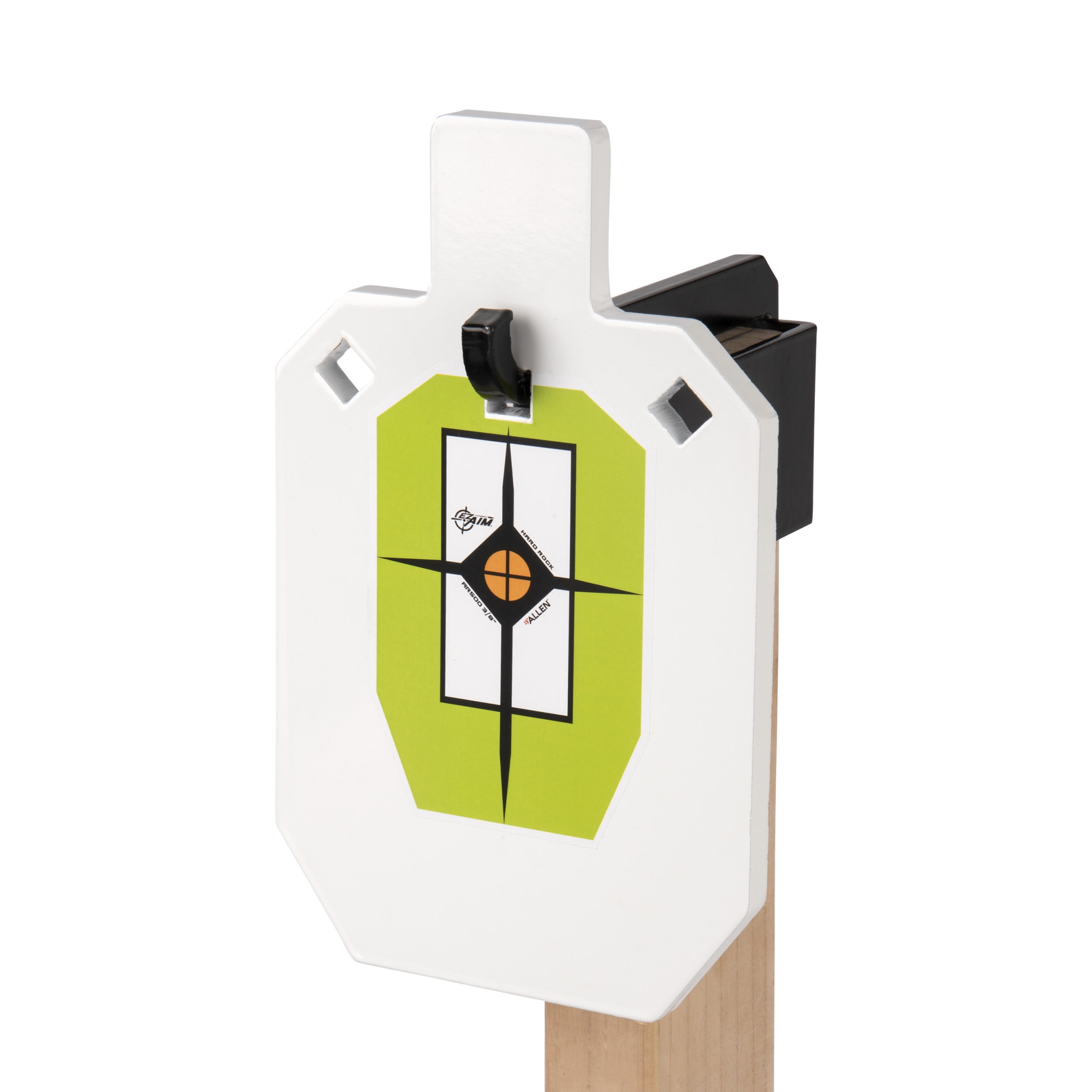 Ez Aim Steel Gong Shooting Target Hanging Hook, for 2" X 4" Mount, 2.1 lbs., Black, Steel Targets Holder