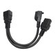 thumbnail image 5 of Cable de alimentación IEC320 C20 a IEC320 C19 y 5‑15R Cable divisor de alimentación IEC320 C20 macho a IEC320 C19 y 5‑15R hembra de 12,6 pulgadas, 5 of 14