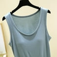 thumbnail image 4 of SHITINN Women's Neck Sleeveless Knit Ribbed Fitted Casual Crop Tank Top Soft Girl Crop Top Neck Crop Top Womens plus Size Tops with Lace Tan Too Seamless Camisoles for Women Spaghetti Strap Top plus, 4 of 6
