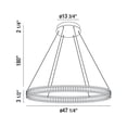 thumbnail image 6 of 37092-016 Eurofase Lighting Forster Medium Chandelier 132 Light, 6 of 7