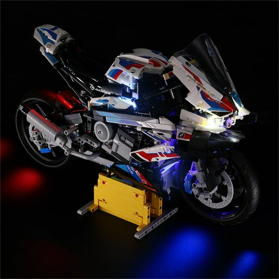 Q&C Lighting Led Light Kit Lighting Set Compatible With The Lego The Technic Motorcycle M 1000 RR 42130 Building Blocks Without Lego Set
