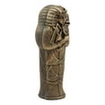 thumbnail image 5 of Bronzed Small Ancient Egyptian Pharaoh King Tut Sarcophagus With Mummy Statue, 5 of 5