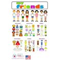 thumbnail image 1 of Juego de muñecas de fieltro para vestir, 8 muñecas + tablero de franela de 78 piezas, tablero de juegos de cuentos para niños y niñas, 1 of 3
