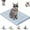 Blue, variant on Kittra Cooling Mat for Cats, Kittra Cooling Mat, Cool and Comfortable, Machine-Washable and Easy to Care For, Soft and Durable, Foldable and Portable Design, Suitable for Cats and Dogs