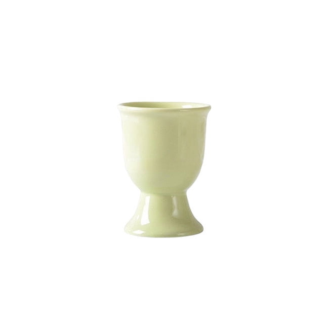 sweethay Desayuno Huevera Resistente al calor Huevos Estante Soporte Contenedor Tazas Vajilla de cocina multiusos Restaurante Café Verde Type3 NO3