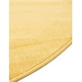 thumbnail image 4 of Unique Loom Williamsburg Collection Area Rug - Solid (5' 3" Round Gold), 4 of 7