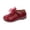 Wine, variant on Kids Girls' Dress ShoesShoes for Toddler Girls Fashion Patent Leather with Big Bow and Hollow Out Design Soft Non-slip Sole School Daily