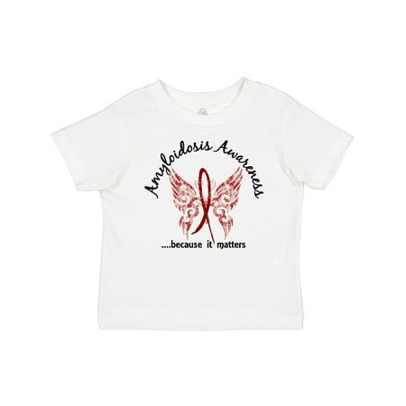 

Inktastic Amyloidosis Butterfly 6.1 Boys Toddler T-Shirt
