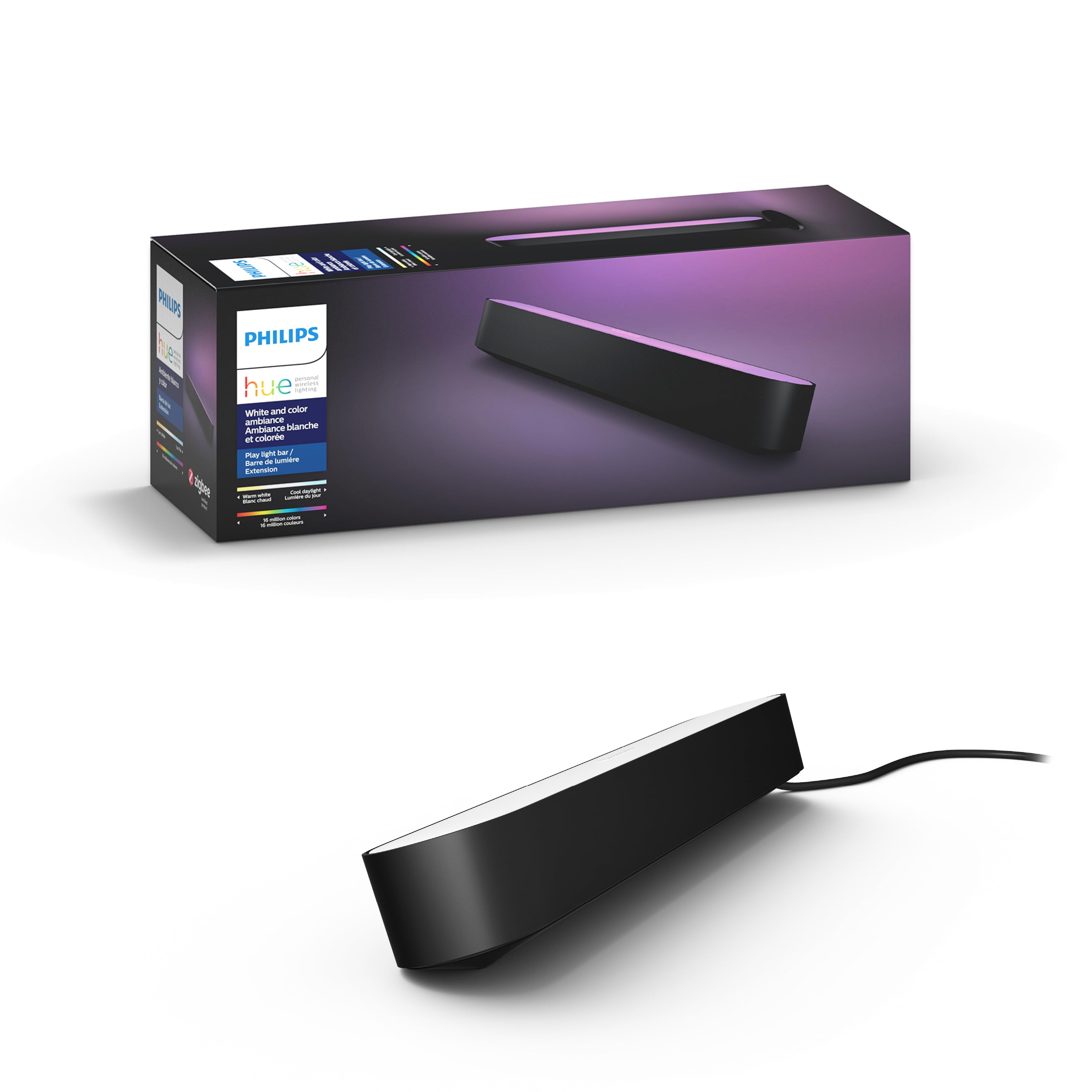Philips Hue Play Integrated LED Light Bar 2-Pack, Black - Walmart.com