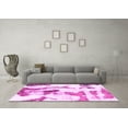 thumbnail image 3 of Ahgly Company Indoor Rectangle Abstract Pink Modern Area Rugs, 7' x 9', 3 of 4