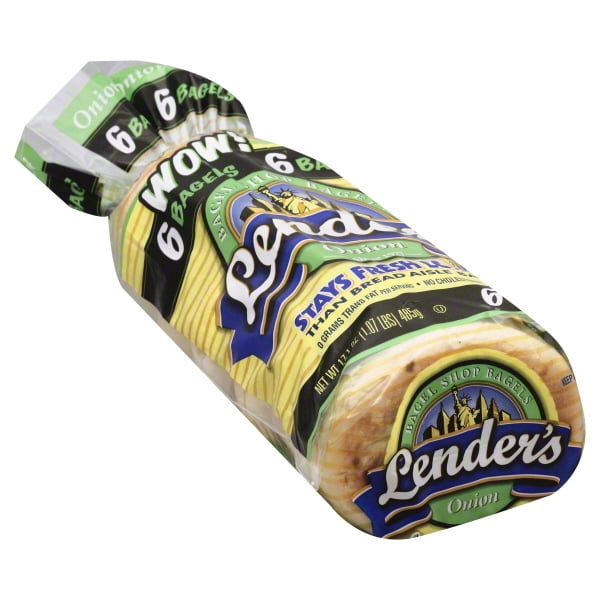 Lender's Onion Bagels, 17.1 oz, 6 Count