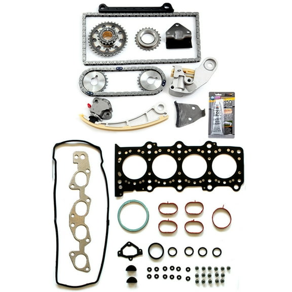 ECCPP Engine Timing Chain Kit Head Gasket Set for 07-09 for Suzuki SX4 2.0L DOHC Engine : J20A Gasket Set