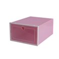thumbnail image 1 of Transparent Plastic Shoe Box Shoe Storage Box Shoe Box Shoe Box Flip Cover Drawer Shoe Storage Artifact Thickening, 1 of 6