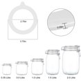 thumbnail image 2 of 12pcs Silicone Sealing Rings Gaskets for Mason Jar, EEEkit Silicone Seal Rings, Airtight Rubber Seals Rings, Silicone Replacement Gasket for Regular Mouth Canning Jars Lids, 2 of 7