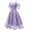 Purple, variant on HKEJIAOI Summer Clearance Sun Dresses for Woman Women Lace Off-The-Shoulder Sling Short Sleeves Party Dress Cocktail Prom Ballgown Vintage Dress Light Blue