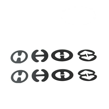 

NUOLUX 8pcs Women Bra Straps Clip Antiskid Buckle Conceal Clear Bra Accessories (Black)