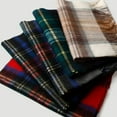 thumbnail image 3 of Scottish Plaid Wool Scarf, 100% Wool Tartan Wrap, Oversized Winter Scarf for Men & Women,32*190cm,1, 3 of 36