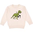 thumbnail image 2 of Inktastic Kickboxing Muay Thai Dinosaur Boxer Toddler Sweatshirt, 2 of 4