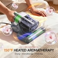thumbnail image 3 of Maircle Mattress Vacuum Cleaner with UV Light, Bed Vacuum with Dust Detection, 18KPa Handheld Vacuum with LED Display, 40,000 Beats/Min Tapping, 150°F Heat, HEPA Filter for Bed, Couch, 3 of 8