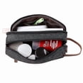 thumbnail image 4 of Neceser cosmético HUOGUO de lona impermeable para hombre y mujer, 4 of 5