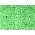 thumbnail image 1 of Ahgly Company Indoor Rectangle Persian Emerald Green Traditional Area Rugs, 5' x 7', 1 of 4