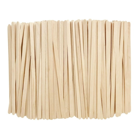 Agitadores de café de madera KTOJOY, 14 cm, 1000 unidades, desechables