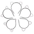 thumbnail image 1 of BEADCEST 5Ud De Orejas De Multicolor Con Para Celebraciones, 1 of 7