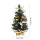 thumbnail image 3 of Christmas Decorations Desktop Ornaments 20cm Gold Miniature Christmas Tree Potted Plants Office Scene Arrangement, 3 of 6