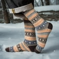 thumbnail image 6 of 5 Pairs Cotton Socks For Women/Men, Adults, Teenagers, College Students. Mens Warm Socks Cozy Boot Winter Thermal Socks, 6 of 8