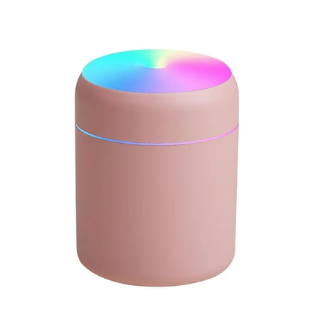 

XYUSMYT Home Appliances Colorful Cool Mini Humidifier USB Personal Desktop Humidifier (Pink)