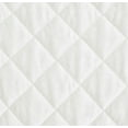 thumbnail image 4 of Chezmoi Collection Lux Cream White Velvet Quilt Queen Set, 3-Piece Lush Plush Distressed Velvet Bedding All Season Lightweight Bedspread Brushed Microfiber Reverse with Diamond Stitch Quilting, 4 of 9