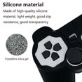 thumbnail image 3 of Funda de silicona con agarre de piel para controlador de PS3 Controladores de juego inalámbricos de doble choque Adepaton 2033319-7, 3 of 9