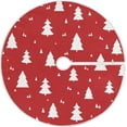 thumbnail image 1 of RYLABLUE Tapis de Style Arbres de Noël pour Décoration de Fête Intérieure Extérieure 36 Pouces, 1 of 5