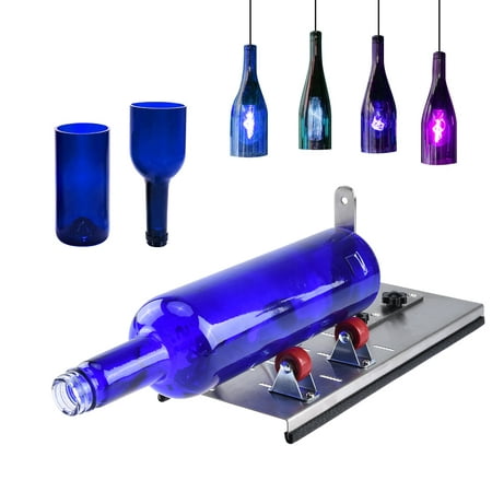 DIY Glass Bottle Cutter Kit Stainless Steel Bottles Cutting Tool Adjustable Beer Bottle Cutting Machine for Cutting Glass Bottles,