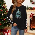 thumbnail image 6 of Craaazy Christmas Round Neck Long Sleeve Xmas Printed Shirts Funny Merry Christmas Sweatshirt Women's Tops Gifts, 6 of 9
