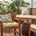 thumbnail image 3 of Greendale Home Fashions 17'' x 17'' Reversible Outdoor Throw Pillow, Set of 2, Graphite, 3 of 6