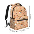 thumbnail image 2 of Disketp Funny Sushi Mochila Estampada para Hombre y Mujer – Mochila Ligera Clásica con Múltiples Bolsillos para Universidad, Trabajo y Viajes-One Size, 2 of 5