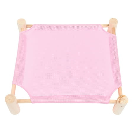 

Detachable Pet Hamster Hammock with Wooden Rack Hamster Sleeping Lounge Pet Bed