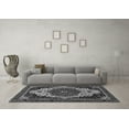 thumbnail image 3 of Ahgly Company Indoor Square Abstract Gray Modern Area Rugs, 6' Square, 3 of 4