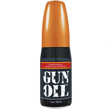 GUN OIL Silicone Lube - Premium Silicone Based Personal Lubricant - 4oz Bottle - Long Lasting - DISCREET!