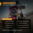 thumbnail image 2 of Nilight Motorcycle 2PCS 4.5 Inch LED Fog Lights Passing Auxiliary Light DOT Compatible with Harley Davidson Electra Street Glide Heritage Softail Classic Road King, 2 of 10
