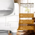 thumbnail image 2 of Self Cleaning Litter Box, 95 L Automatic Cat Litter Box Self Cleaning for Multiple Cats, with Safety Protection, App Control,1 Roll Garbage Bags,White, 2 of 7