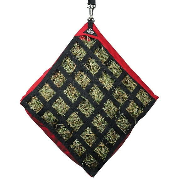 Weaver 45 Degree Hay Bag Color: Red