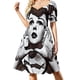 thumbnail image 2 of Vestido abstracto moderno de mediados de siglo de manga corta, vestido de lujo, vestido de verano para mujer, 2 of 7