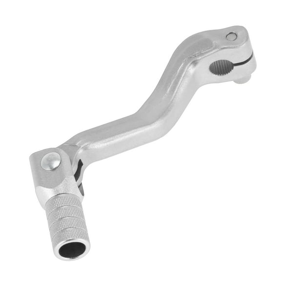 Folding Motorcycle Gear Shifter Lever for Kayo T2 Aluminum Alloy Pedal Shift Lever Arm Silver Tone