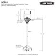 thumbnail image 5 of Lifetime Adjustable Portable Basketball Hoop (50-Inch Polycarbonate), 5 of 5