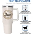 thumbnail image 3 of Chaos Coordinator Tumbler 40Oz, Coordinator Gifts for Women, Thank You Gifts for Women Boss Lady Gifts for Women Birthday Gifts for Dad, Boss, Coworker, Manager, Teacher, Friends, 3 of 5