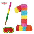 thumbnail image 3 of Party Factory Number 1 Multicolor Pinata with Stick and Eye Mask, 16.68 x 13.77 x 3.14 Inch, 3 of 9